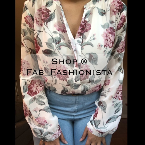 ❗️SOLD❗️Loft floral blouse & blazer jacket bundle size medium - Picture 5 of 10